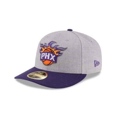 Sapca New Era Phoenix Suns NBA Heather Low Profile 59FIFTY Fitted - Gri